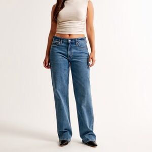 Abercrombie Curve Love Low Rise Baggy Jean
